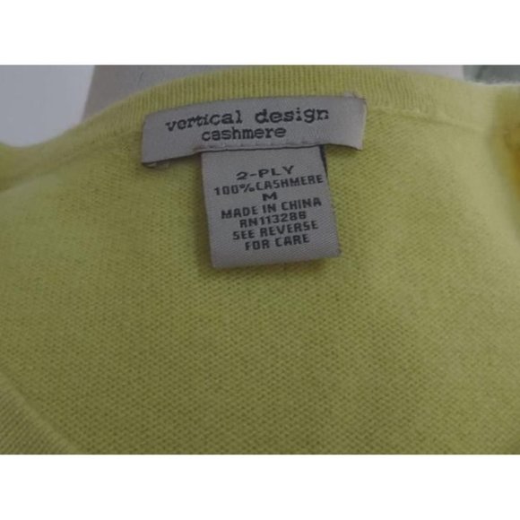 EUC - VERTICAL DESIGN 100% Cashmere Sweater - Size M - Picture 6 of 6